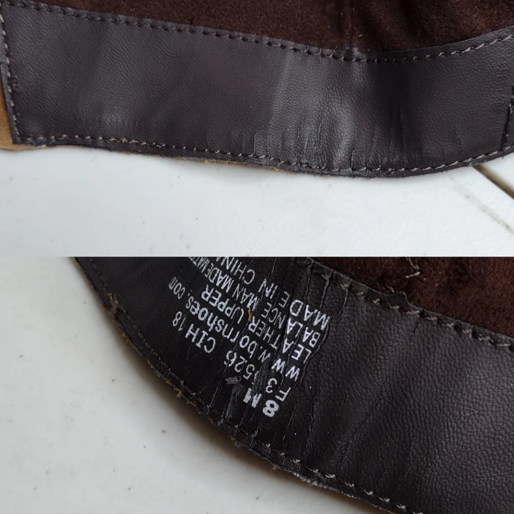 Born Brown Distressed Buckle Riding Tall Over The Knee Boots Sz 8M